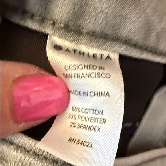 Athleta Women's Light Gray Skinny Jeans - Picture 4 of 9